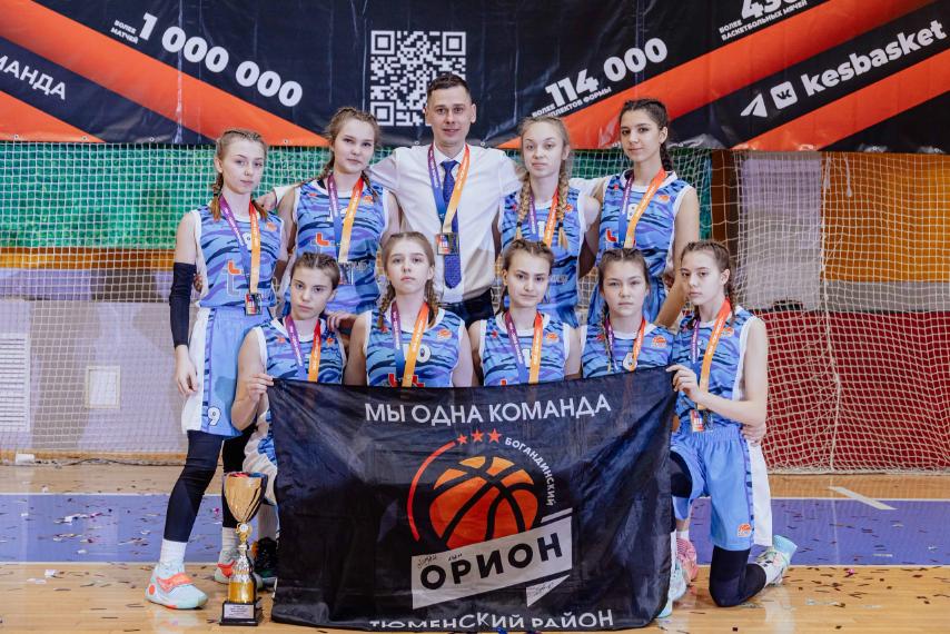 Команда «Орион» стала бронзовым призёром чемпионата УрФО ШЛБ «КЭС-БАСКЕТ»