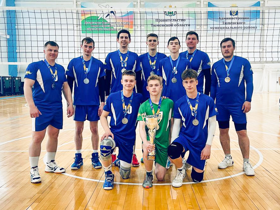 Волейбольная команда Богандинского стала вице-чемпионом Тюменского района