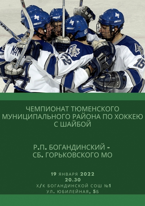 Чемпионата Тюменского муниципального района по хоккею с шайбой сезона 2021-2022 гг.
