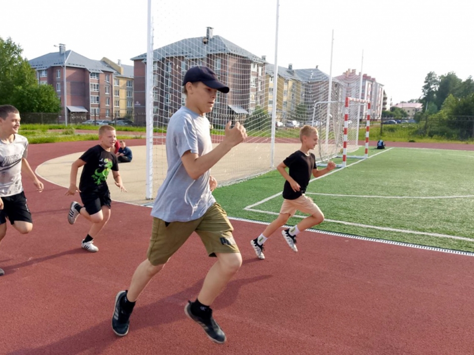 Лето на спортплощадках в самом разгаре