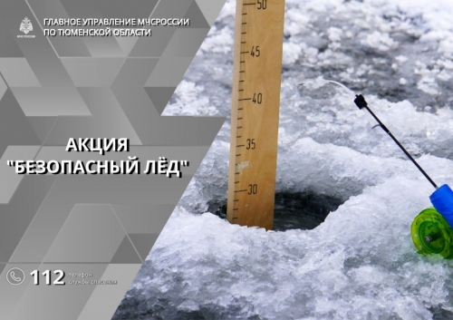 В Тюменской области стартовала акция «Безопасный лёд»